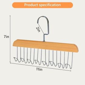 3Pcs Bra Hangers For Closet Organizer, All In One Hanger - 360 Rotating, Tank Top Hanger With 8 Hooks, Bra Organizer, Space Saving Closet Organiz (Option: 3pcs beige)